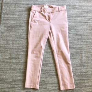Loft Outlet Light Pink ModernSkinny Ankle Pants